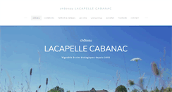Desktop Screenshot of lacapelle-cabanac.com